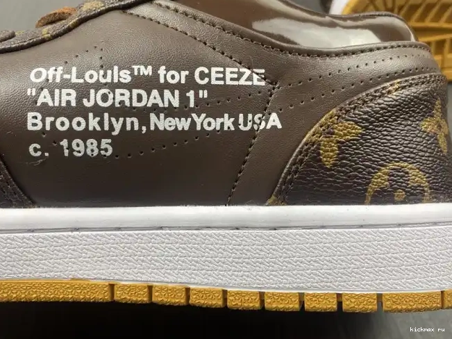 Cheap MAX OW Jordan LOW x Air Off-Louis AJ1 1 0418
